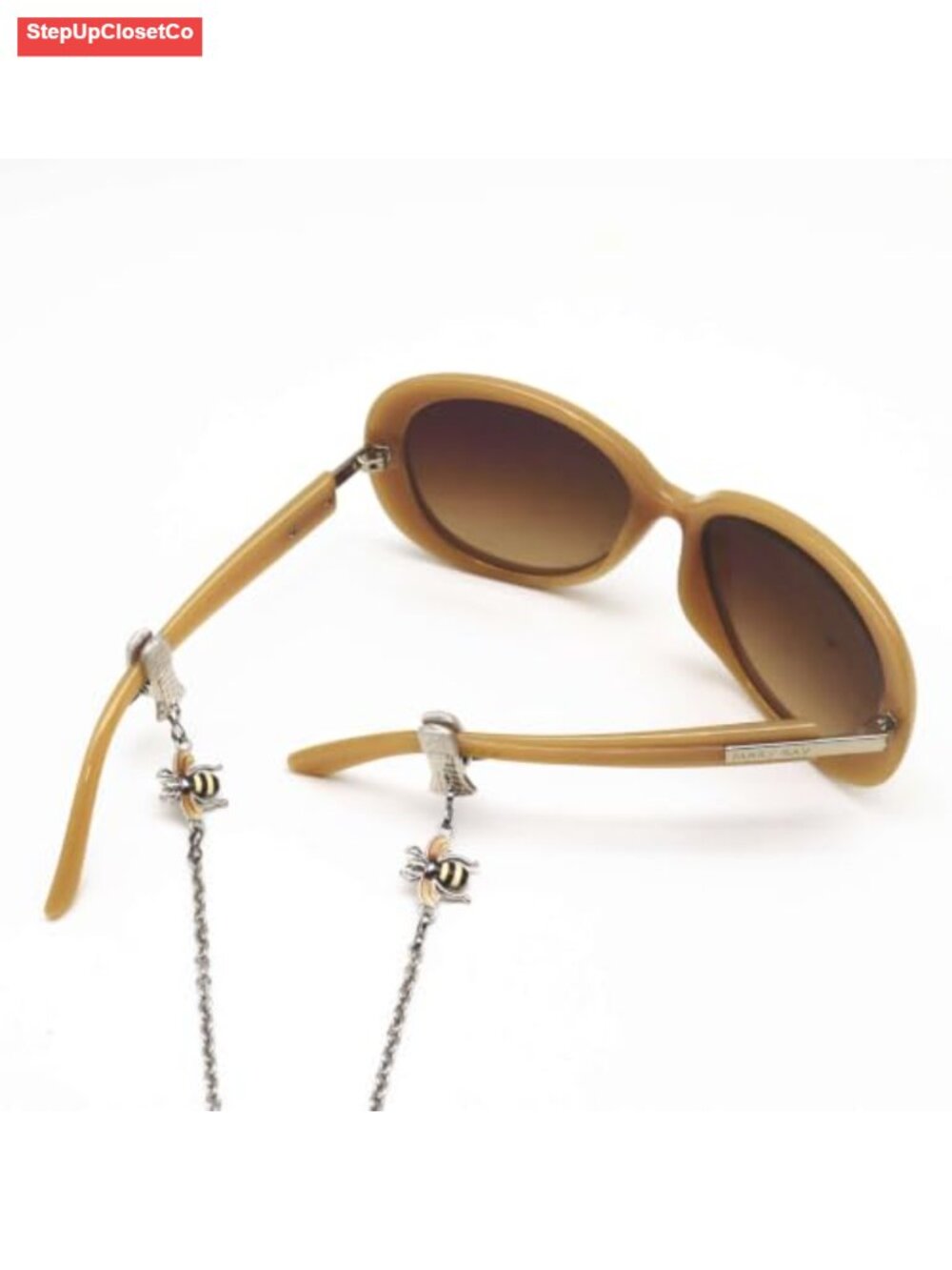 Eyeglass Chain Glasses Strap Stainless Steel Clip On Honeybee - Picture 4 of 6
